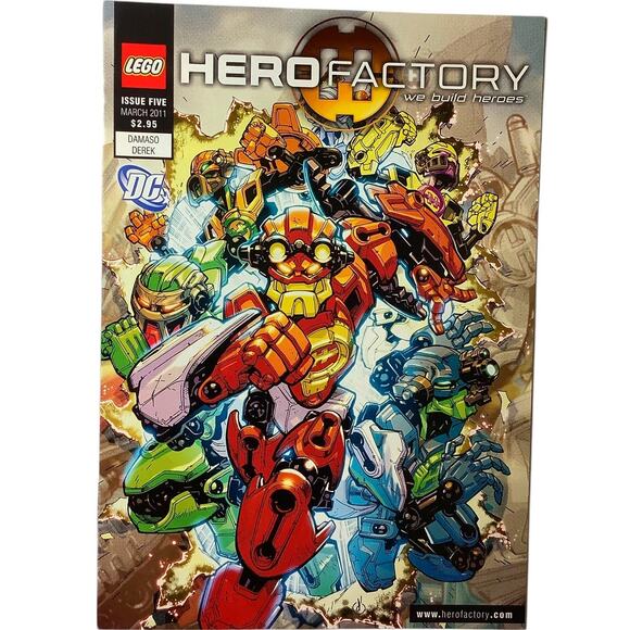 Hero Factory #5, Lego, March 2011, DC Comics, NM 9.4 - Picture 1 of 4